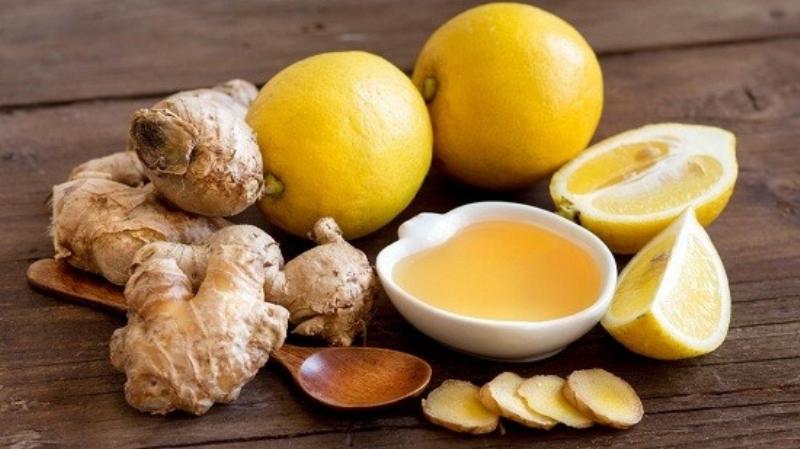 Cách trị ho có đờm tại nhà: Gừng tươi