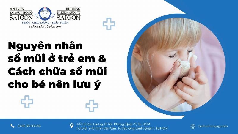 Trẻ 1 tuổi bị dị ứng sổ mũi, nghẹt mũi