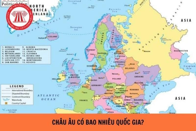 Số lượng quốc gia châu Âu
