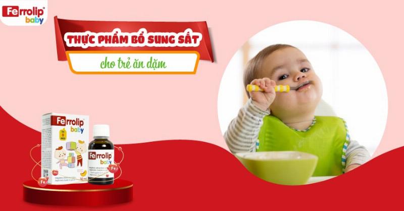 Thực phẩm giàu sắt cho bé ăn dặm