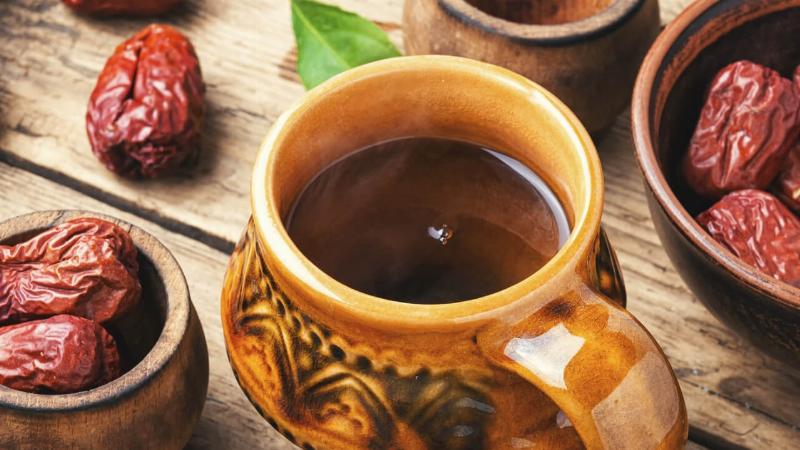 Trà táo đỏ ấm