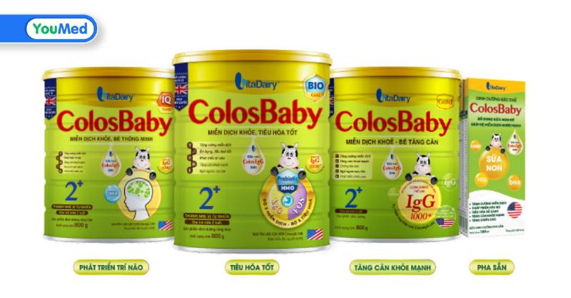 Các loại sữa phát triển phổ biến