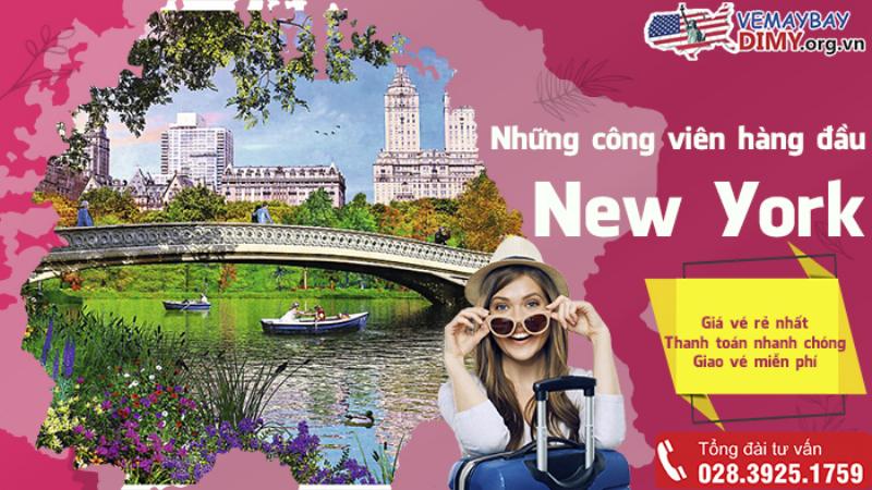 Cha con dạo bước trong công viên
