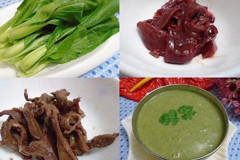 Cháo tim heo cho bé bắt đầu ăn dặm