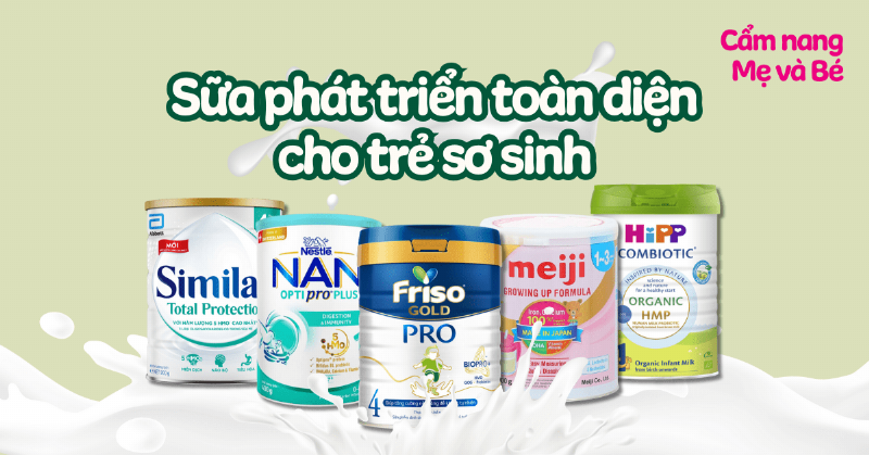 Chọn sữa phát triển cho trẻ