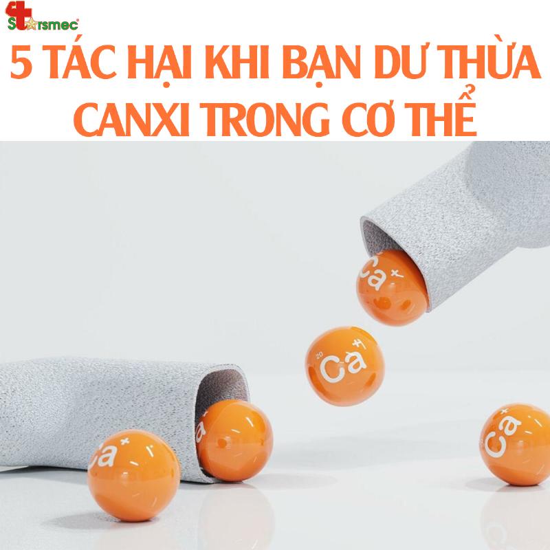 Dấu hiệu thừa canxi