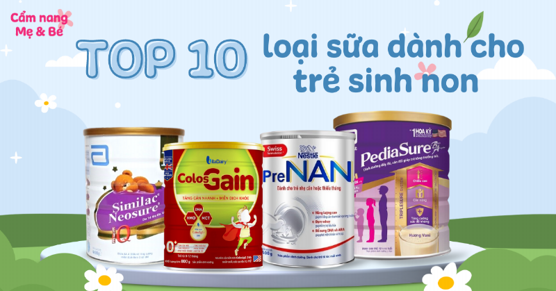 Kinh nghiệm sử dụng sữa Similac cho trẻ sinh non