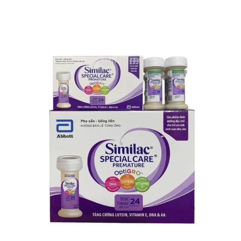 Lưu ý khi sử dụng sữa Similac cho trẻ sinh non