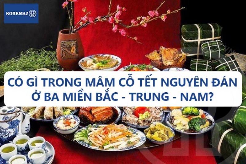 Mâm cúng miền Bắc Trung Nam