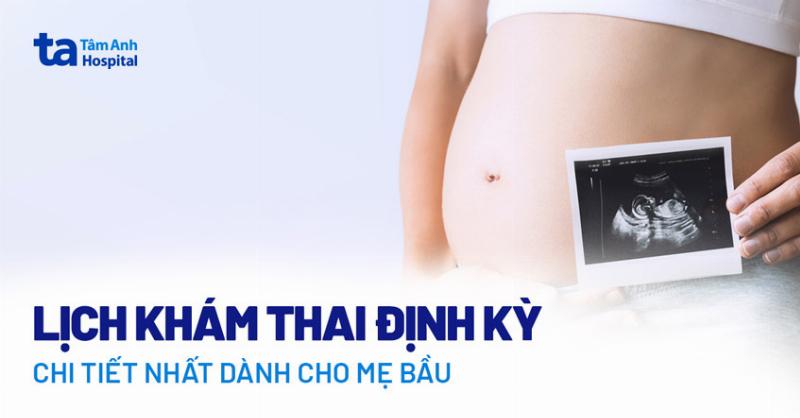 Mẹ bầu khám thai định kỳ