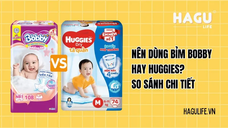 So sánh tả dán Bobby sơ sinh với các loại tả khác