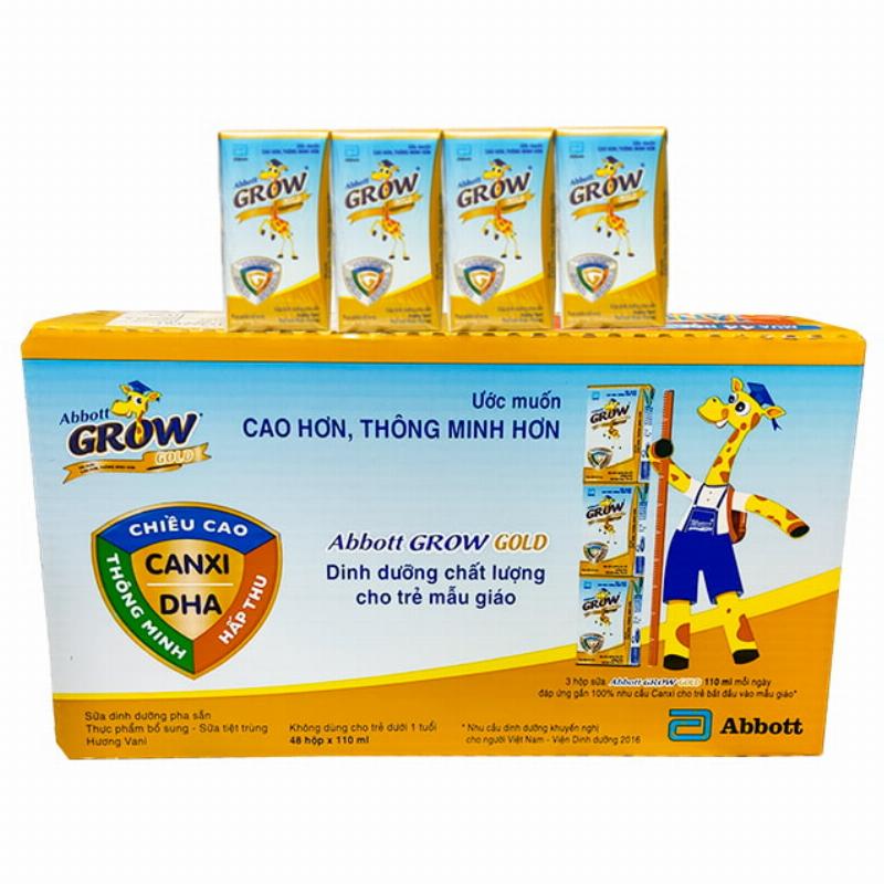 Bảo quản sữa Grow Plus vàng pha sẵn 110ml