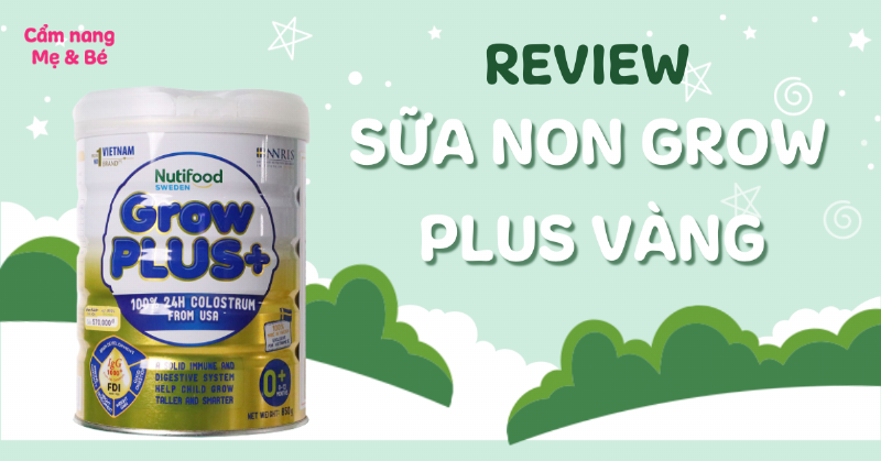 Lợi ích sữa Grow Plus vàng pha sẵn 110ml