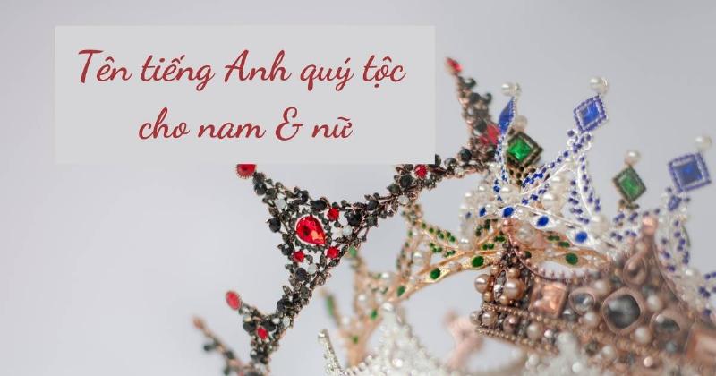 Tên tiếng Anh cổ điển cho nam