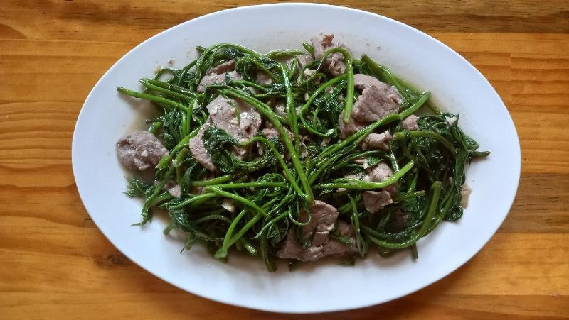 Thịt Bò Xào Rau Lang