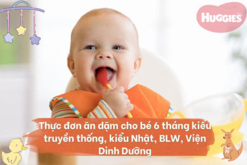 Thực đơn ăn dặm cho trẻ 6 tháng tuổi: Bắt đầu với bột ăn dặm